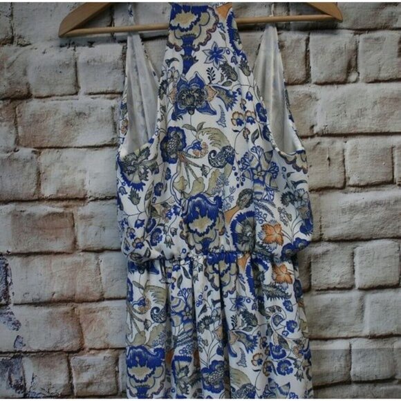 Nordstrom LUSH Lined Sheer Floral Maxi Dress Sz Med - Picture 3 of 4